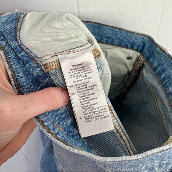 MADEWELL The Perfect Vintage Jean Coffey Wash: Worn-In Edition Women’s Size 26 - Picture 9 of 9